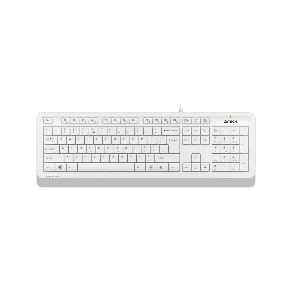 A4 Tech FK10 FN-Multimedya Q Klavye Beyaz USB