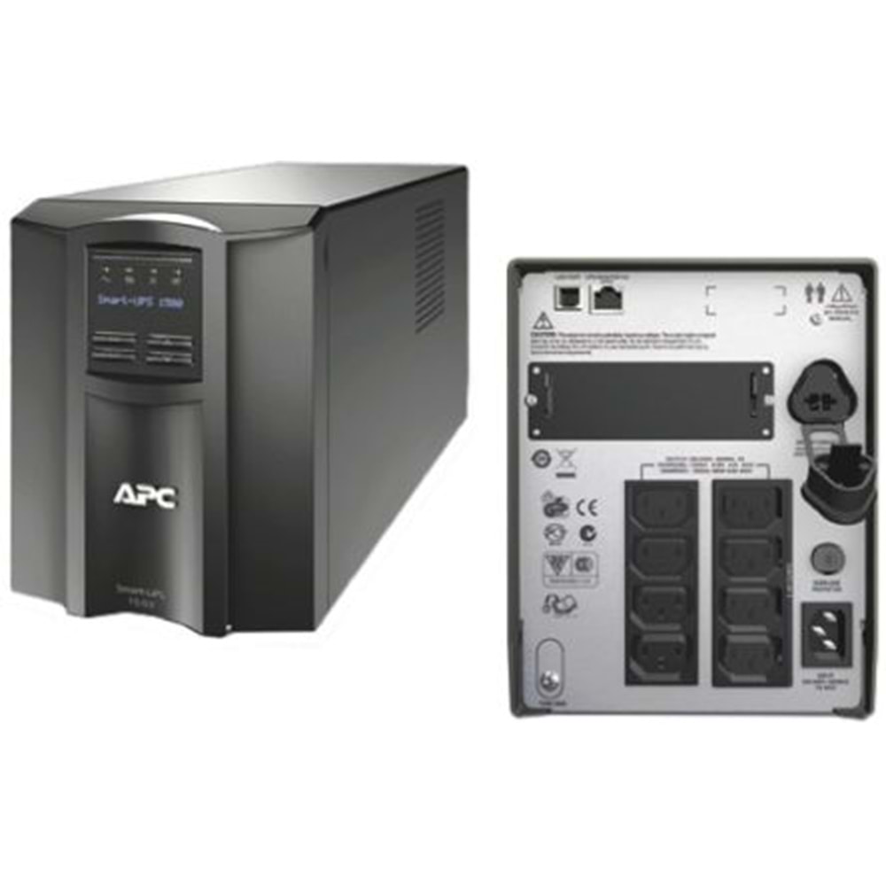APC Akıllı Güç Kaynağı Smart-UPS 1500VA LCD 230V with SmartConnect SMT1500IC