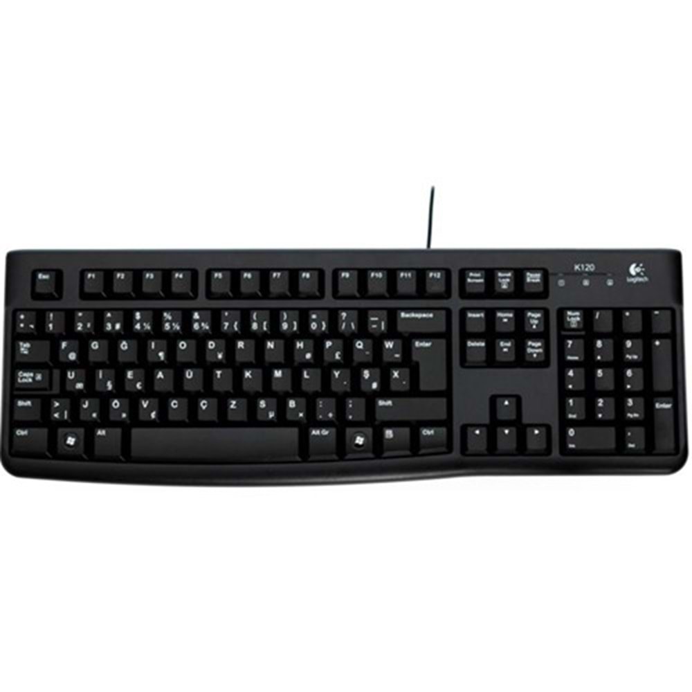 Logitech K120 Kablolu Klavye TR F 920-004163