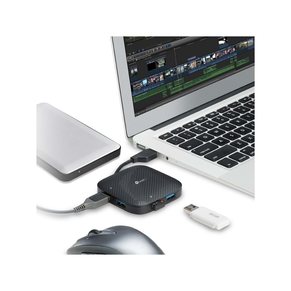 TP-Link UH400 USB 3.0 4 Port 5Gbps Hub Çoklayıcı