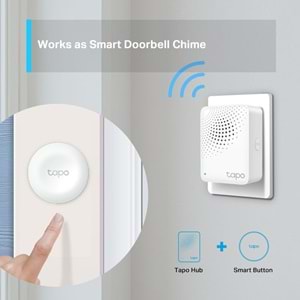 TP-Link Akıllı Zil Sesleri, Alarm ve Zil ile TP-Link Tapo H100 Smart Hub Wifi