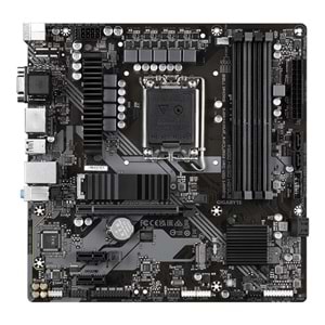 Gigabyte B760M DS3H DDR4 5133MHZ 1XVGA 1XHDMI 1XDP 1XM.2 MATX 1700P Anakartlar