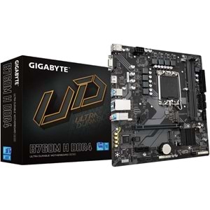 Gigabyte B760M-H-DDR4 Gaming DDR4 3200Mhz Anakart