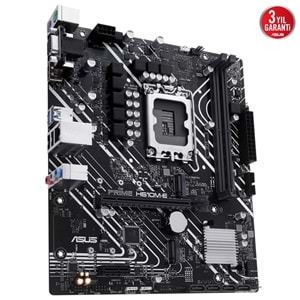 Asus Prime H610M-E-CSM DDR5 5600Mhz 1XVGA 1XHDMI 1XDP 2XM.2 USB 3.2 1700P Matx Anakart