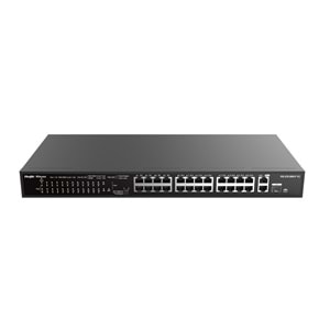 Ruijie RG-ES126S-P V2 24 10/100+2X1GB SFP Uplink 370W Poe Rackmount Switch