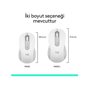 Logitech Signature M650 L Beyaz 910 006238