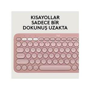 Logitech K380s Pebble Keys 2 BT Klavye Pembe