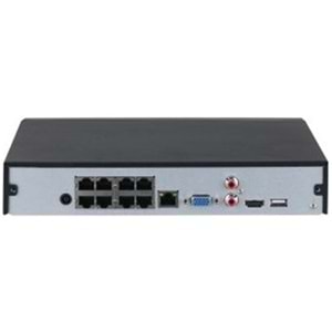 Dahua NVR2108HS-8P-T 8 KANAL 1HDD(8TB) Network Kayıt Cihazı (POE)