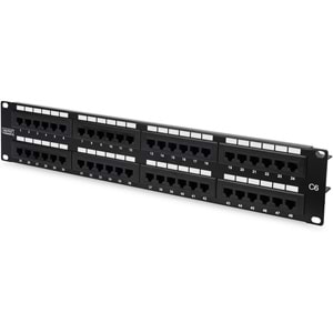 Digitus 48 Port Patch Panel Dolu Cat6 (DN-91648U)