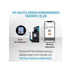 HP M0H54AE Mavi Renkli Mürekkep Kartuş (GT52)