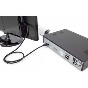 Digitus HDMI Kablo Altın Uçlu Siyah (30m)