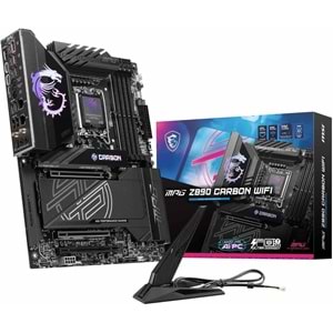 MPG Z890 CARBON WIFI DDR5 9200(OC) DVI HDMI ATX Anakart