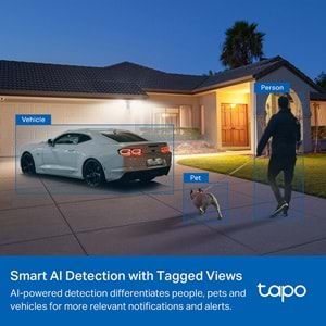 Tp-Link Tapo C720 2K QHD 2800 Lümen Akıllı Projektör Kamera (IP65)