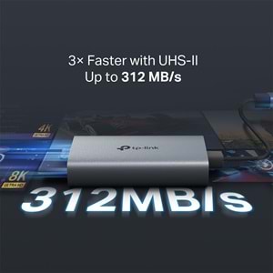 Tp-Link UA440C USB 3.0 Type-C, SD ve microSD, 4.0 Kart Okuyucu