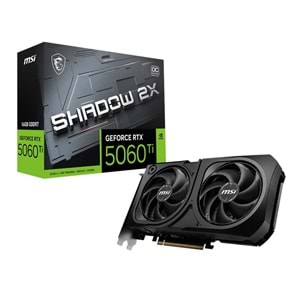 Msi Geforce RTX5060TI 16G SHADOW 2X OC PLUS 16GB GDDR7 128BIT 1XHDMI 3XDP Ekran Kartı