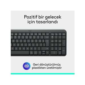Logitech K250 Kompakt Bluetooth Klavye Grafit