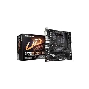 Gigabyte A520M DS3H AC AM4 D4 Dvi-D Hdmi Dp