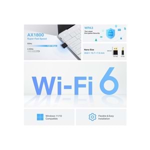 Tp-Link Archer TX20U Nano AX1800 Wi-Fi 6 USB Adaptör