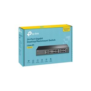 Tp-Link LS1024G 24-Port Gigabit Desktop/Rackmount Switch (Metal Kasa)
