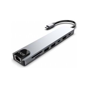 INCA ITPC-7 TYPE-C HUB X8COMBO Çoklayıcı
