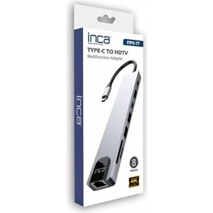 INCA ITPC-7 TYPE-C HUB X8COMBO Çoklayıcı