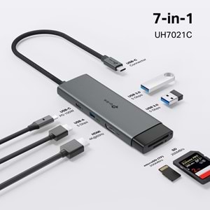 Tp-Link UH7021C USB Type-C 7 si 1 arada Hub