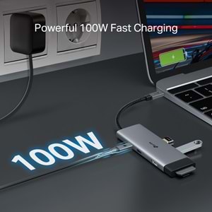 Tp-Link UH7021C USB Type-C 7 si 1 arada Hub