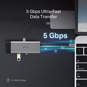 Tp-Link UH7021C USB Type-C 7 si 1 arada Hub
