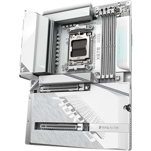 Gigabyte X870-A-STEALTH-ICE X870-A-STEALTH-ICE 8200MHz OC DDR5 AM5 M.2 HDMI DisplayPort ATX Anakart