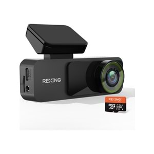 REXING V1 LITE 2K WIFI ARAC KameraSI + 32GB SD KAR