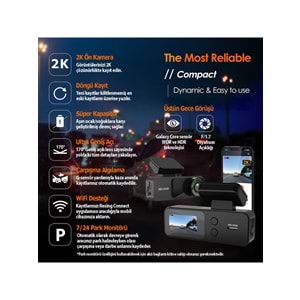 REXING V1 LITE 2K WIFI ARAC KameraSI + 32GB SD KAR