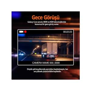 REXING V1 LITE 2K WIFI ARAC KameraSI + 32GB SD KAR