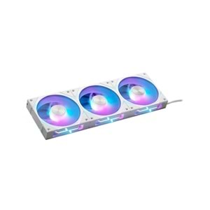 MSI MPG EZ120 ARGB WHITE-3W 3IN1 Beyaz Kasa FANI