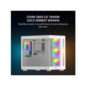JAMES DONKEY STARK S800 4X ARGB BLACK Kasa 750W