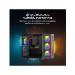 JAMES DONKEY STARK S800 4X ARGB BLACK Kasa 750W