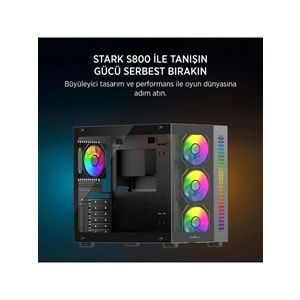 JAMES DONKEY STARK S800 4X ARGB Gaming Kasa 650W