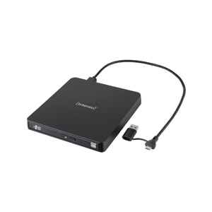 Intenso EOD 400D Slim 8xDVD 24xCD USB 3.2 CD/DVD Yazıcı (5401400)(Siyah)