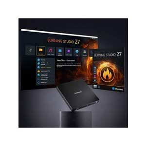 Intenso EOD 400D Slim 8xDVD 24xCD USB 3.2 CD/DVD Yazıcı (5401400)(Siyah)