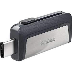 Sandisk 256GB Ultra Dual Drive Type C USB 3.1 Gri USB Bellek SDDDC2-256G-G46