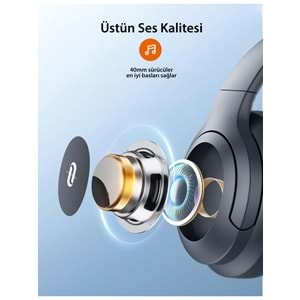 TAOTRONICS TTBH1121 Kablosuz Kulak Ustu Kulaklık Kırmızı