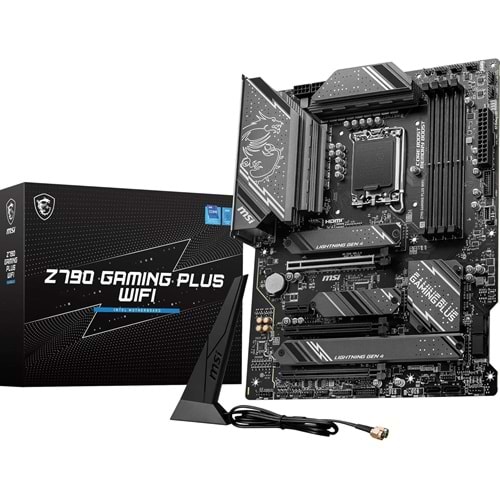 Msi Z790 Gaming PLUS WIFI 7200Mhz(OC) DDR5 M.2 DP HDMI 1700P