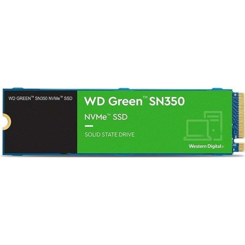 WD 500GB WD Green SN350 M.2 NVMe 2400/1500MB/s WDS500G2G0C SSD