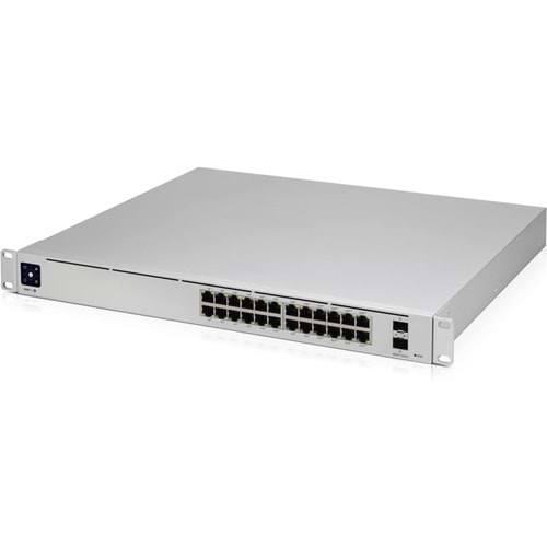 Ubiquiti USW-PRO-24-POE Gigabit 24 Port Gigabit + 2X10GB SFP UPLINK 400W POE Yönetilebilir Rackmount Switch