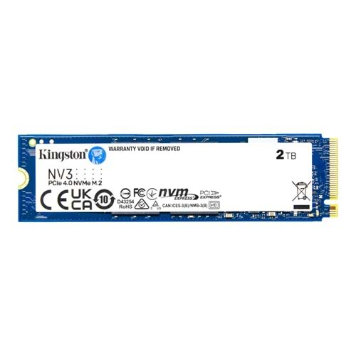 Kingston 2TB NV3 SNV3S/2000G 6000/5000MB/S PCLE 4