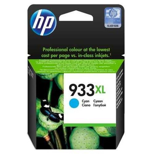 HP CN054AE Mavi Mürekkep Kartuş (933XL)