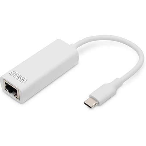 Digitus Type-C Erkek to Gigabit Ethernet Çevirici