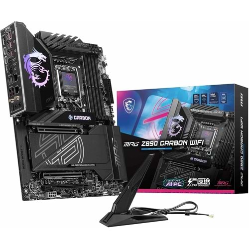 MPG Z890 CARBON WIFI DDR5 9200(OC) DVI HDMI ATX Anakart