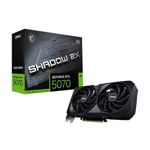Msi Geforce RTX5070 12G SHADOW 2X OC 12GB GDDR7 192BIT 1XHDMI 3XDP Ekran Kartı