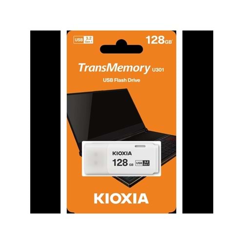 KIOXIA U301K 128GB USB 3.2 Gen1 TransMemory Flash Disk (Siyah)