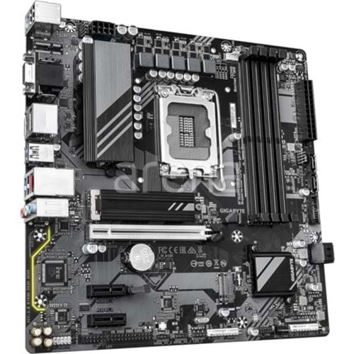 Gigabyte B760M-DS3H-GEN5 MAB B760M DS3H GEN5 7600MHz OC DDR5 LGA1700 DP-HDMI MicroATX ANAKART